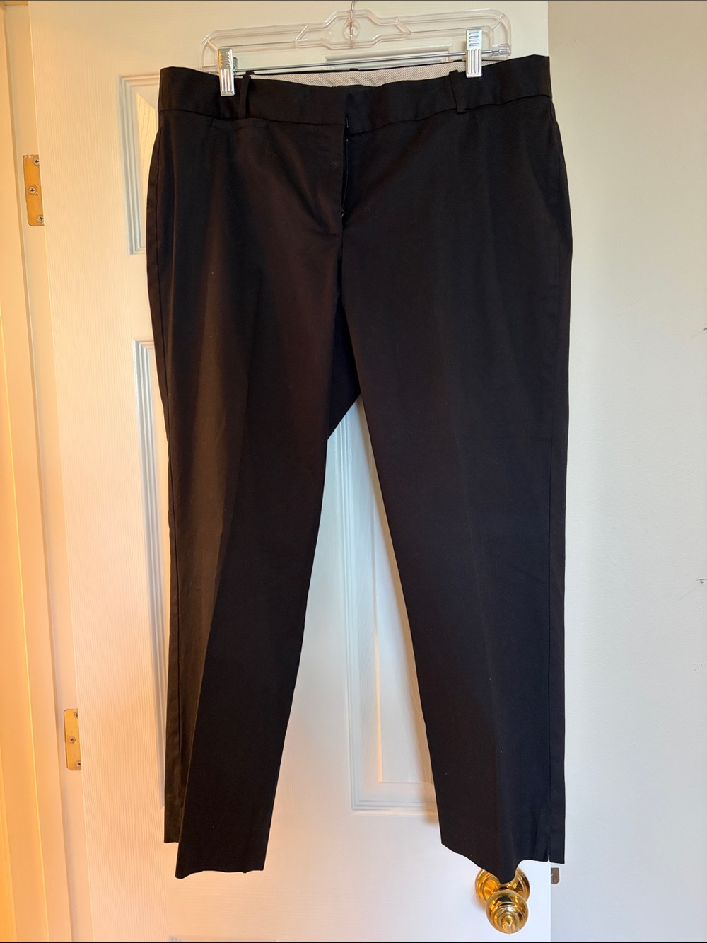 Talbots Black Cropped Ankle Pants